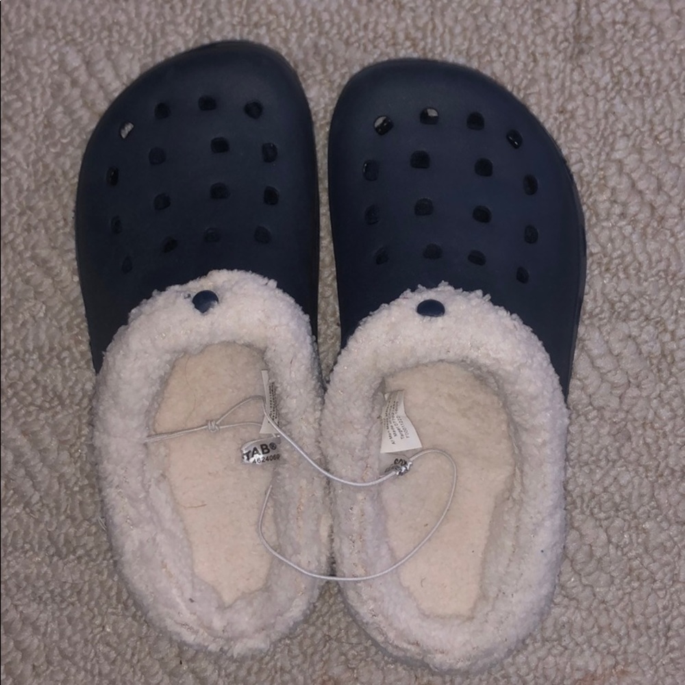 NWOT Navy Blue clogs